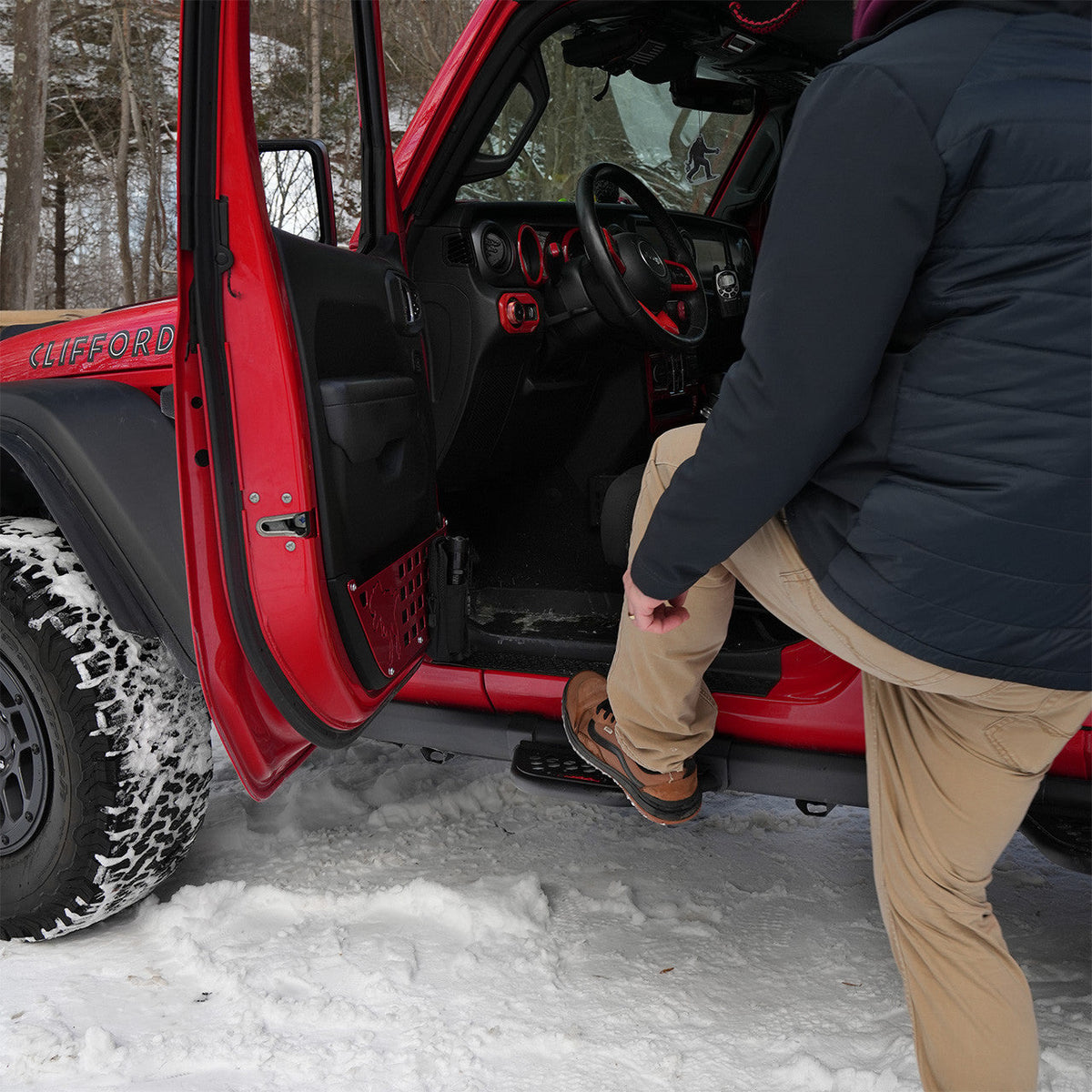 IAG EZ-Step Add-On (2 Pair) for 2018+ Jeep Wrangler 4 Door / 2020+ Gla - IAG-BDY-J2102-OPT-19