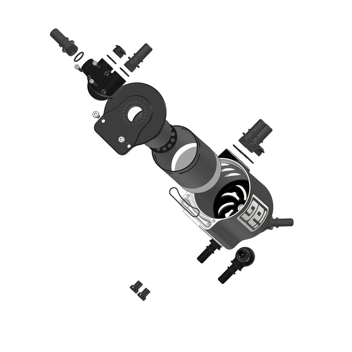 IAG Off-Road - IAG Universal Air / Oil Separator (AOS) - IAG-ENG-7193 by IAG Off-Road - alternate view