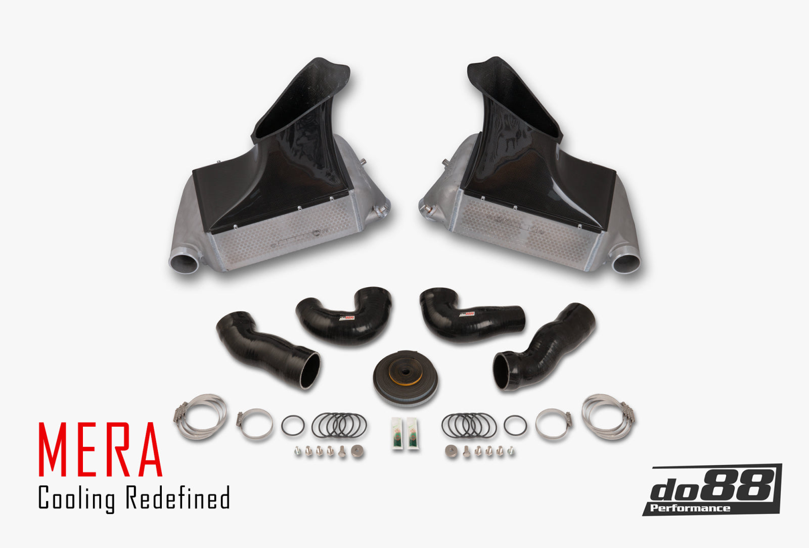 do88 - Porsche 911 Turbo (997.2) Intercooler kit MERA for do88 Y-pipe - ICM-230-OEM