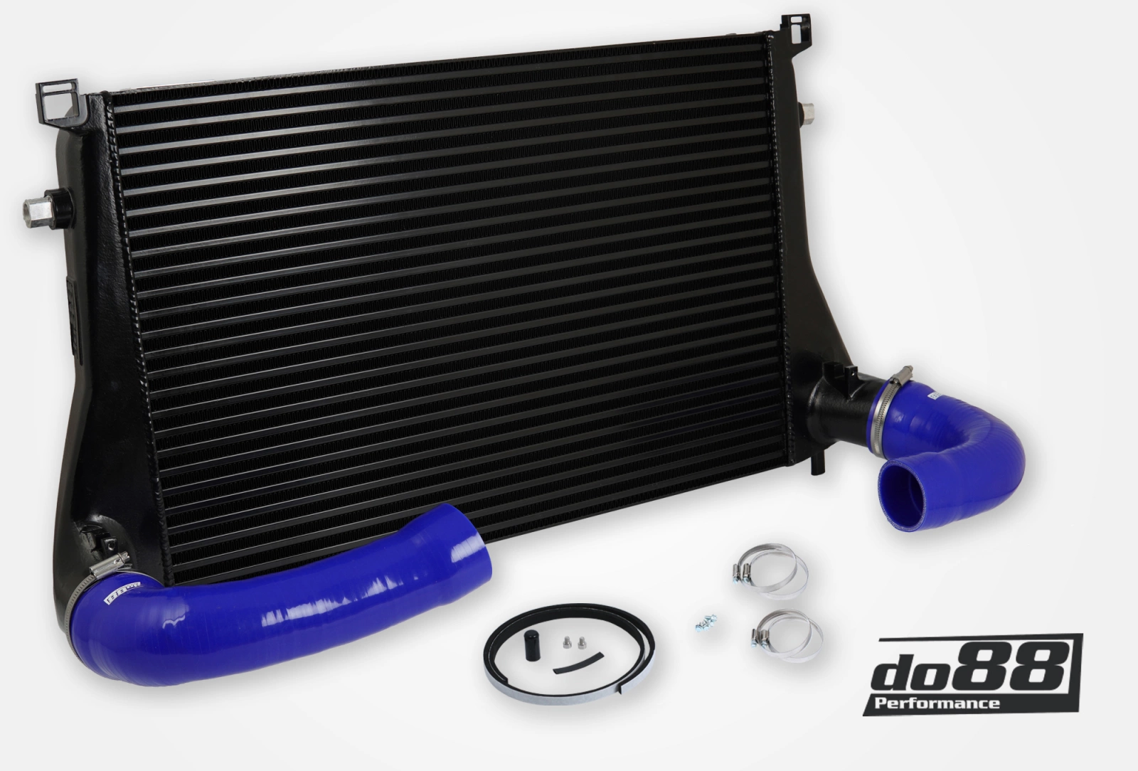 do88 - AUDI SEAT SKODA VW 1.8 / 2.0 TSI (MQB) Intercooler, blue hoses - ICM-300-R