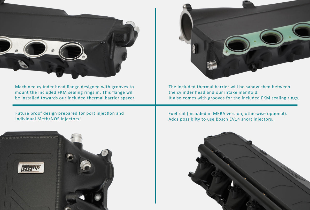 do88 - Charge Cooler Manifold MERA, BMW G-Serie (B58) / Toyota GR Supra A90 - ICM-430-G