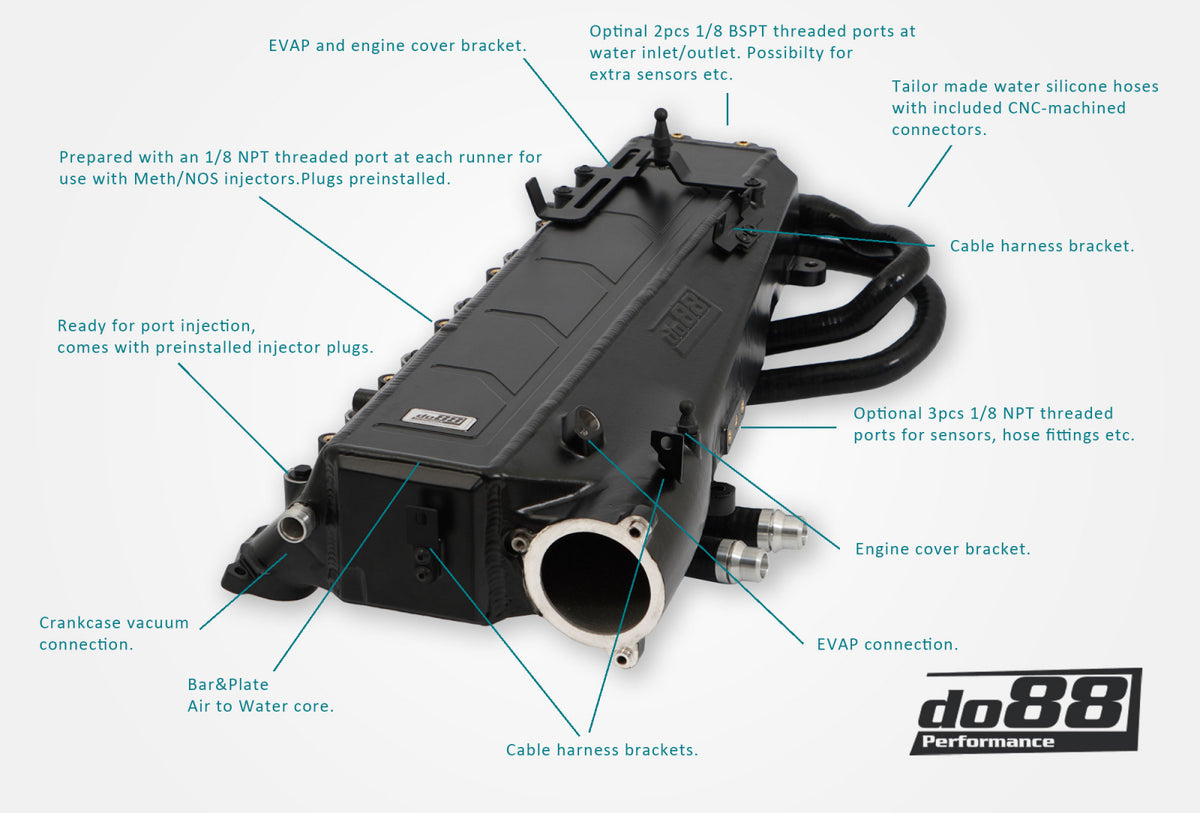 do88 - Charge Cooler Manifold, BMW G-Serie (B58) / Toyota GR Supra A90 - ICM-430-K