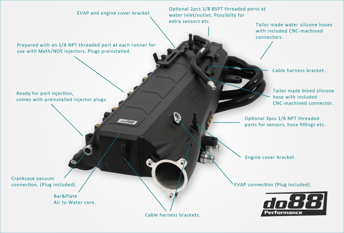 do88 - Charge Cooler Manifold MERA, BMW F-Serie (B58) - ICM-440-G