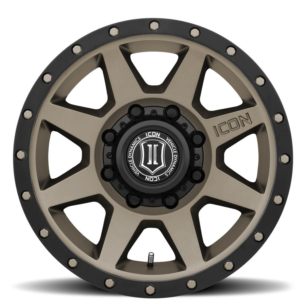 ICON Rebound HD 18x9 8x180 12mm Offset 5.5in BS 124.2mm Bore Bronze Wheel - 1818908955BR