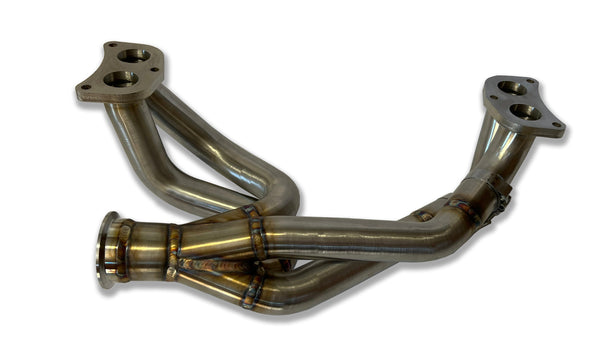 ETS Subaru STI V2 MaxFlow Front Facing Header for 2015-2021 Subaru WRX STI - front view