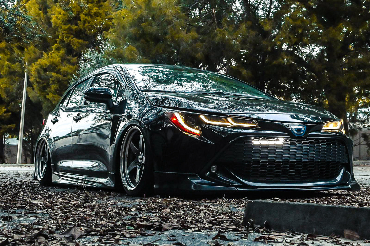 Velossa Tech - 2019-2022 Toyota Corolla Hatch and 2020-2022 Sedan (LE,SE,XSE) BIG MOUTH &quot;LIT KIT&quot; Ram Air Intake Snorkel