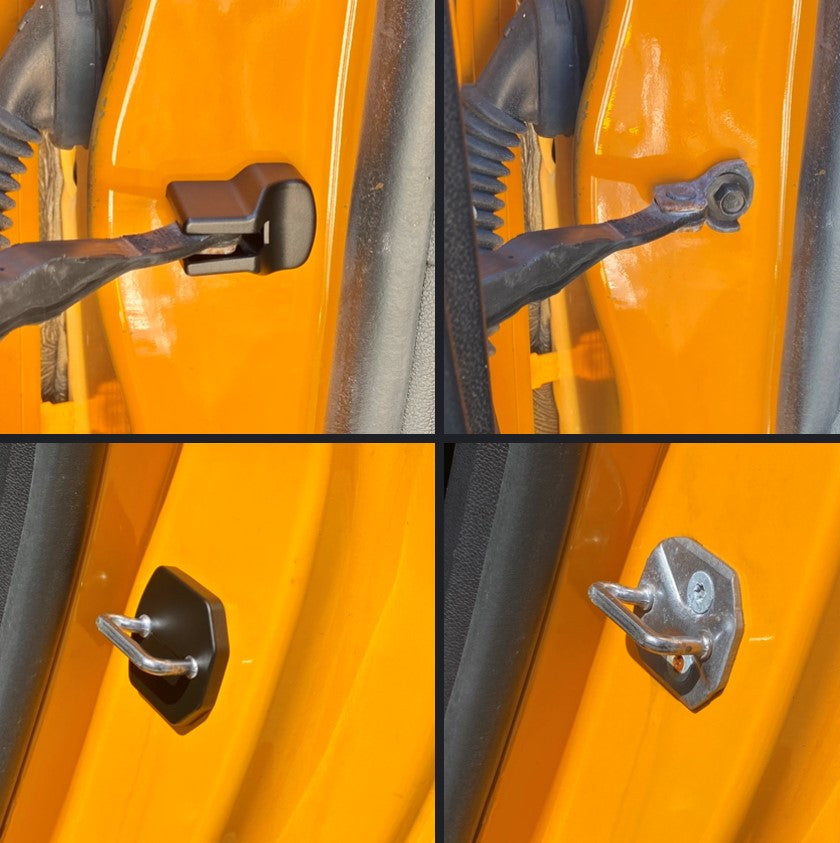 UPR - Door Hinge & Striker 4pc Cover Set (fits 15-23 Mustang) UPR - 1165-100 for 2015-2023 Ford Mustang - additional view