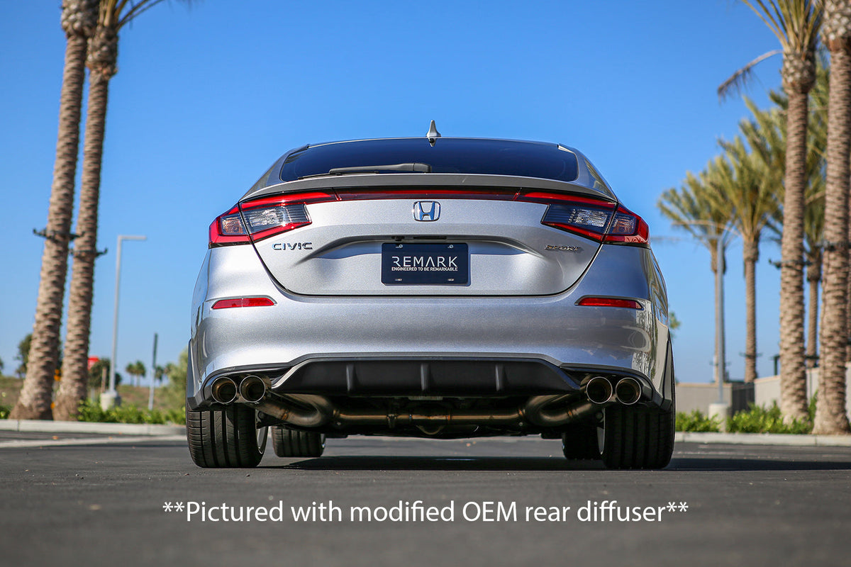 Remark 2022+ Honda Civic Sport Hatchback FL2 (Link Loop) Catback Exhaust Stainless Steel Tip - RK-C4063H-10