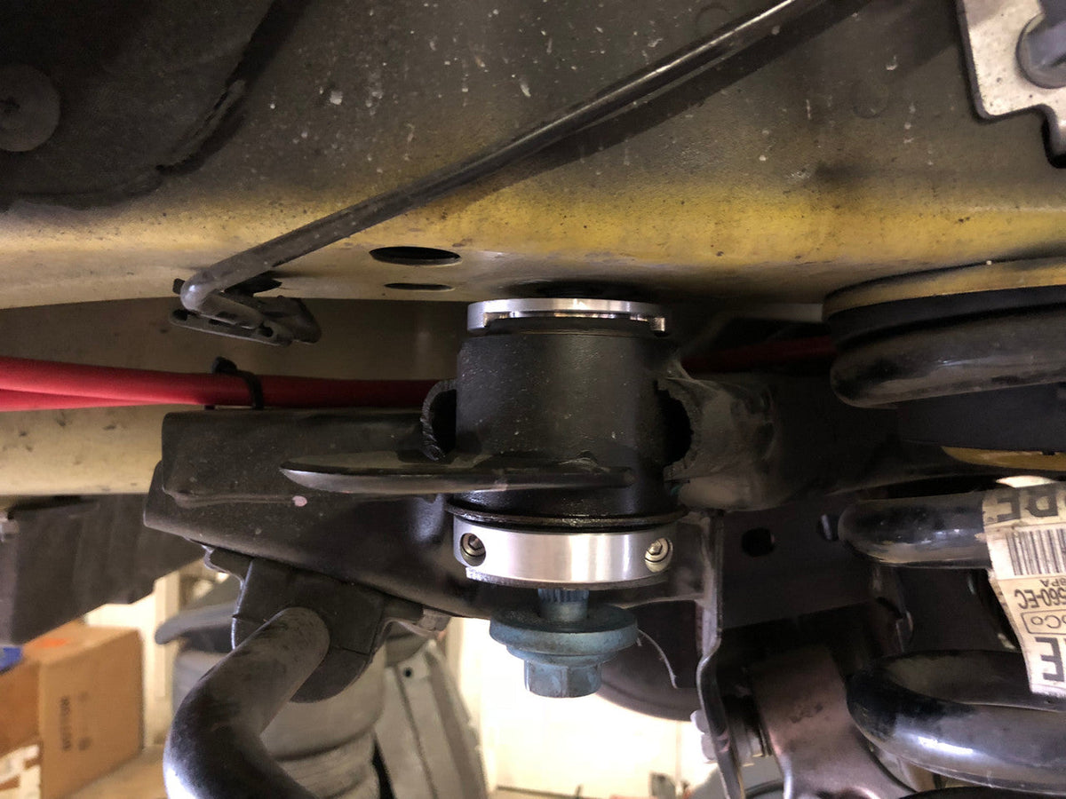 UPR - IRS Subframe Bushing Lockout Kit (fits 2015-2024 Mustang S550 S650) UPR - 2017-01 for 2015-2026 Ford Mustang - side vie