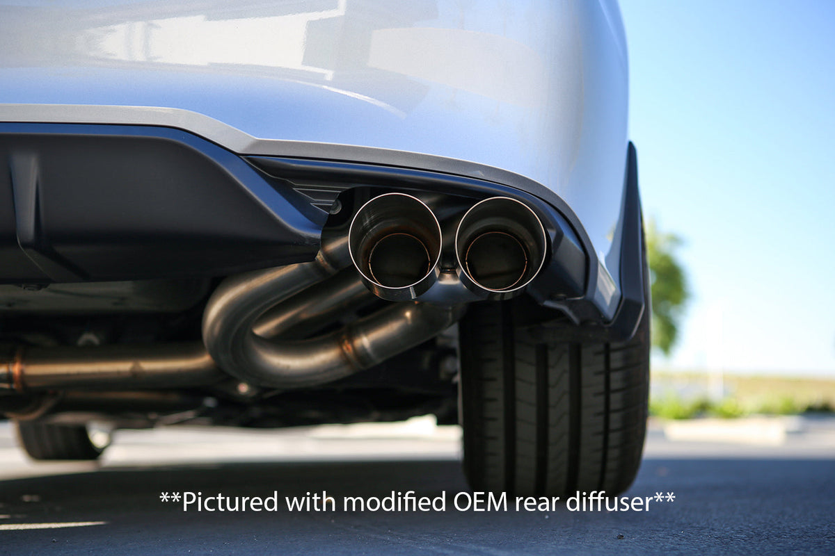 Remark 2022+ Honda Civic Sport Hatchback FL2 (Link Loop) Catback Exhaust Burnt Stainless Steel Tip - RK-C4063H-10T