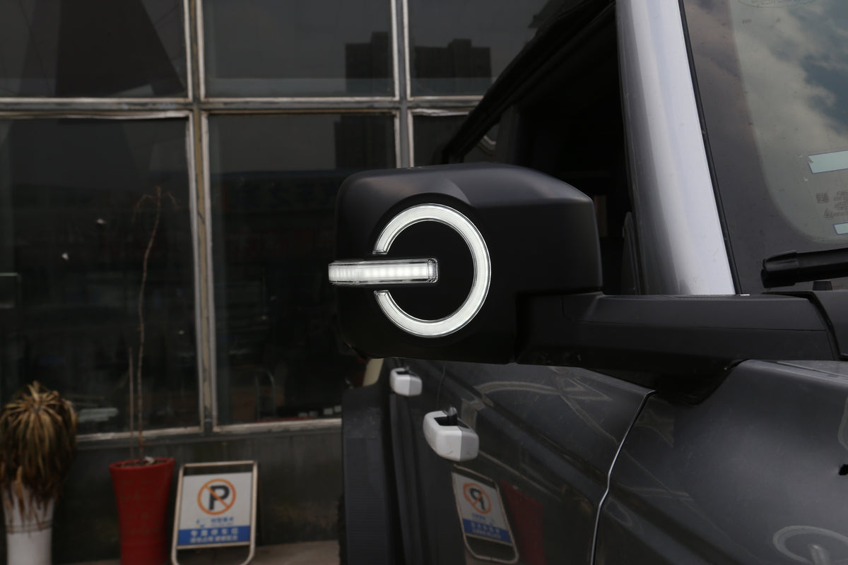 Raptor Racing Gold Series - 21+ Ford Bronco LED Side Mirror Cover Matte Black