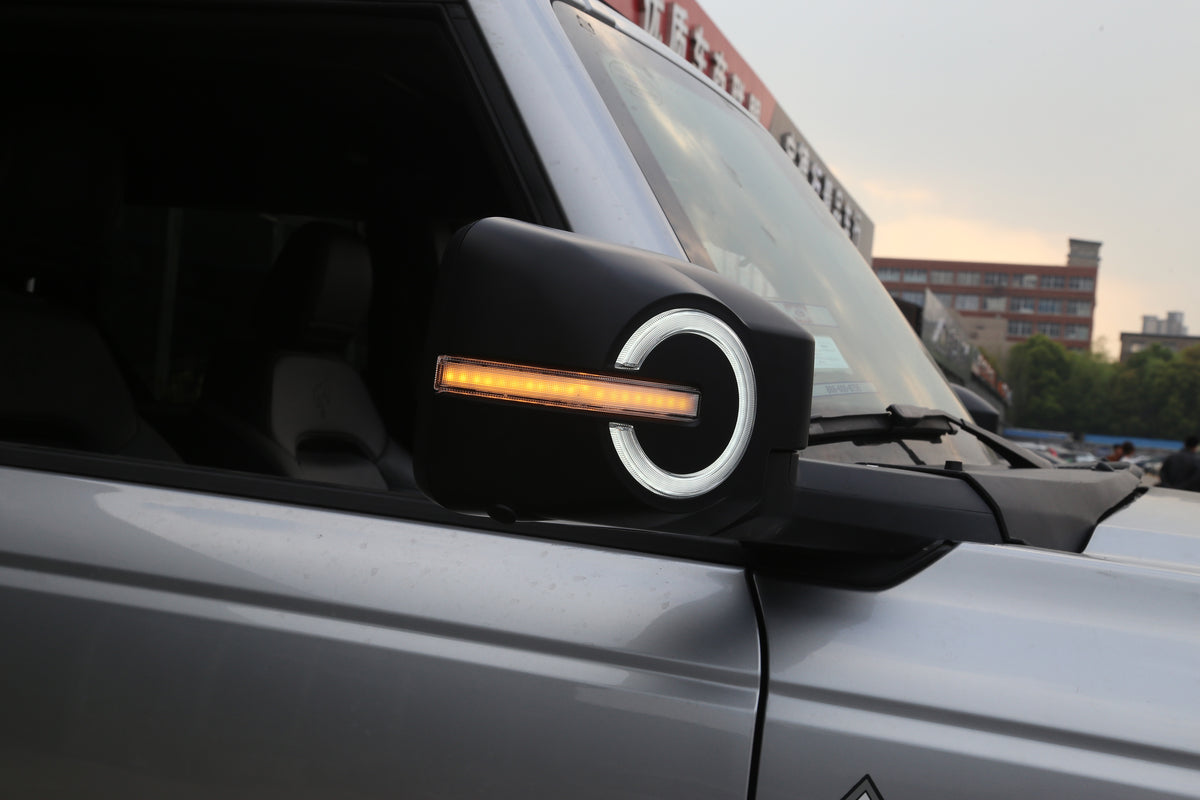 Raptor Racing Gold Series - 21+ Ford Bronco LED Side Mirror Cover Matte Black