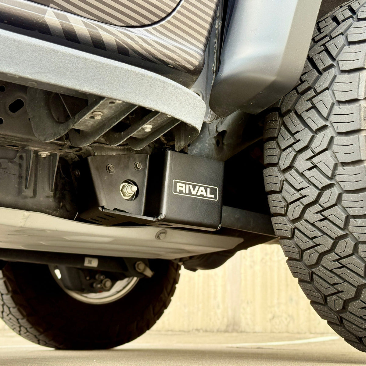Rival 24-25 Ford Ranger Raptor Rear Suspension Travel Sensor Aluminum Armor Set - 2333.1804.1.6