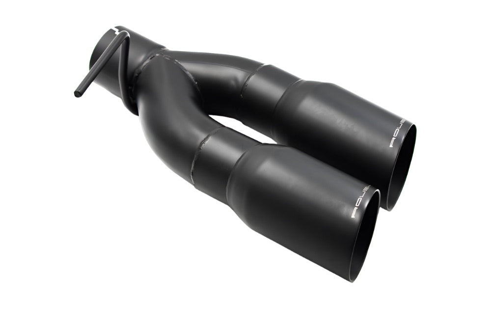 Roush 15-25 Ford F-150 5.0L 4in Black Exhaust Y Tip Kit - 422319