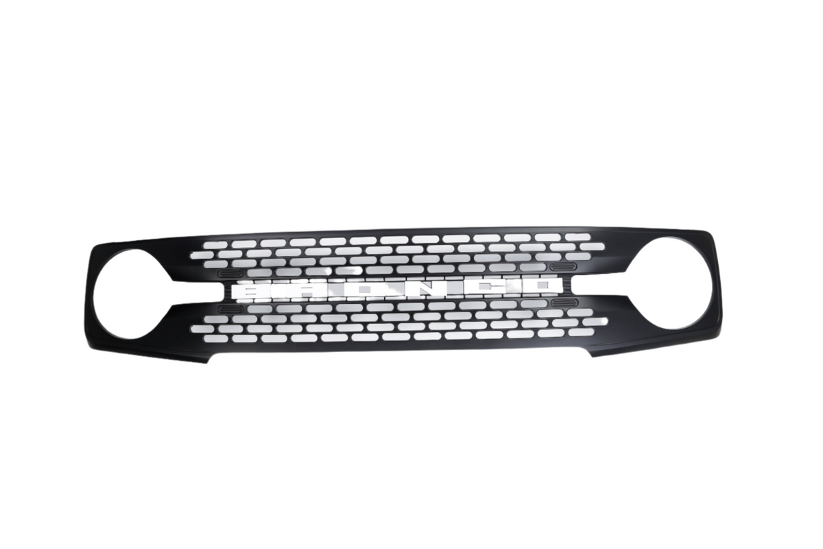 Raptor Racing Gold Series - 21+ Ford Bronco High-End Grille Gloss Black