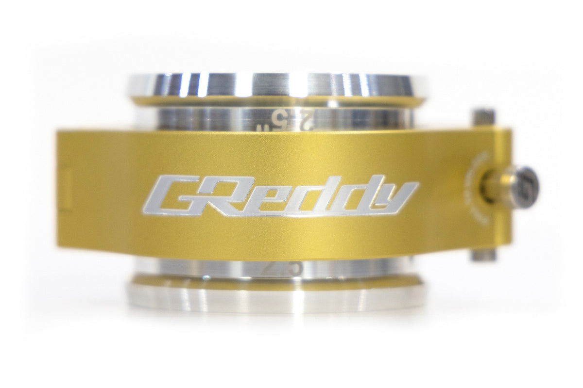 GReddy 3.0 Inch Gold Anodized Aluminum Boost Tube Clamp Set - 22420300
