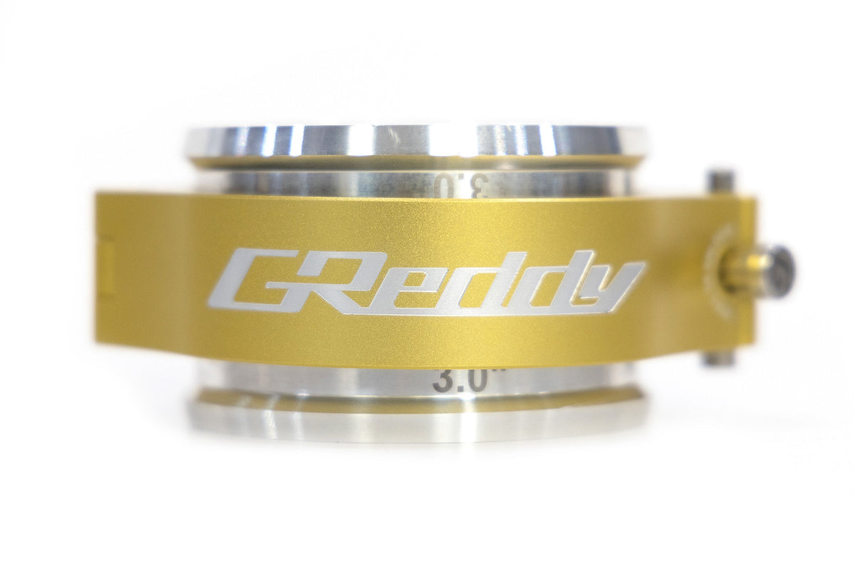 GReddy 3.0 Inch Gold Anodized Aluminum Boost Tube Clamp Set - 22420300