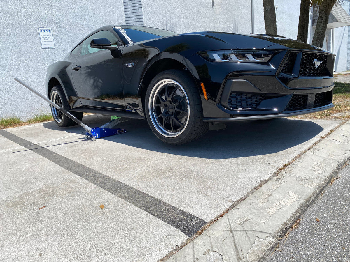 UPR - Mustang Coupe Low-Profile Jacking Rails 2015-2024 - 2008-01 for 2015-2026 Ford Mustang - angle view