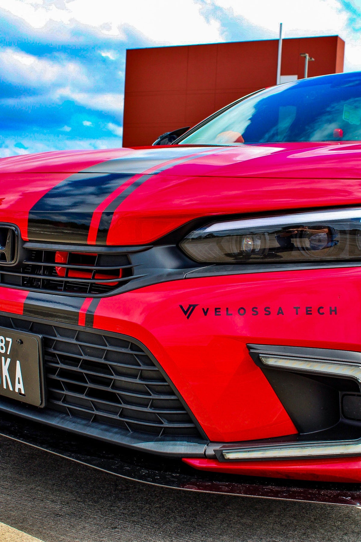 Velossa Tech - 2022+ Honda Civic Si/Sport/EX/LX BIG MOUTH Ram Air Intake Snorkel