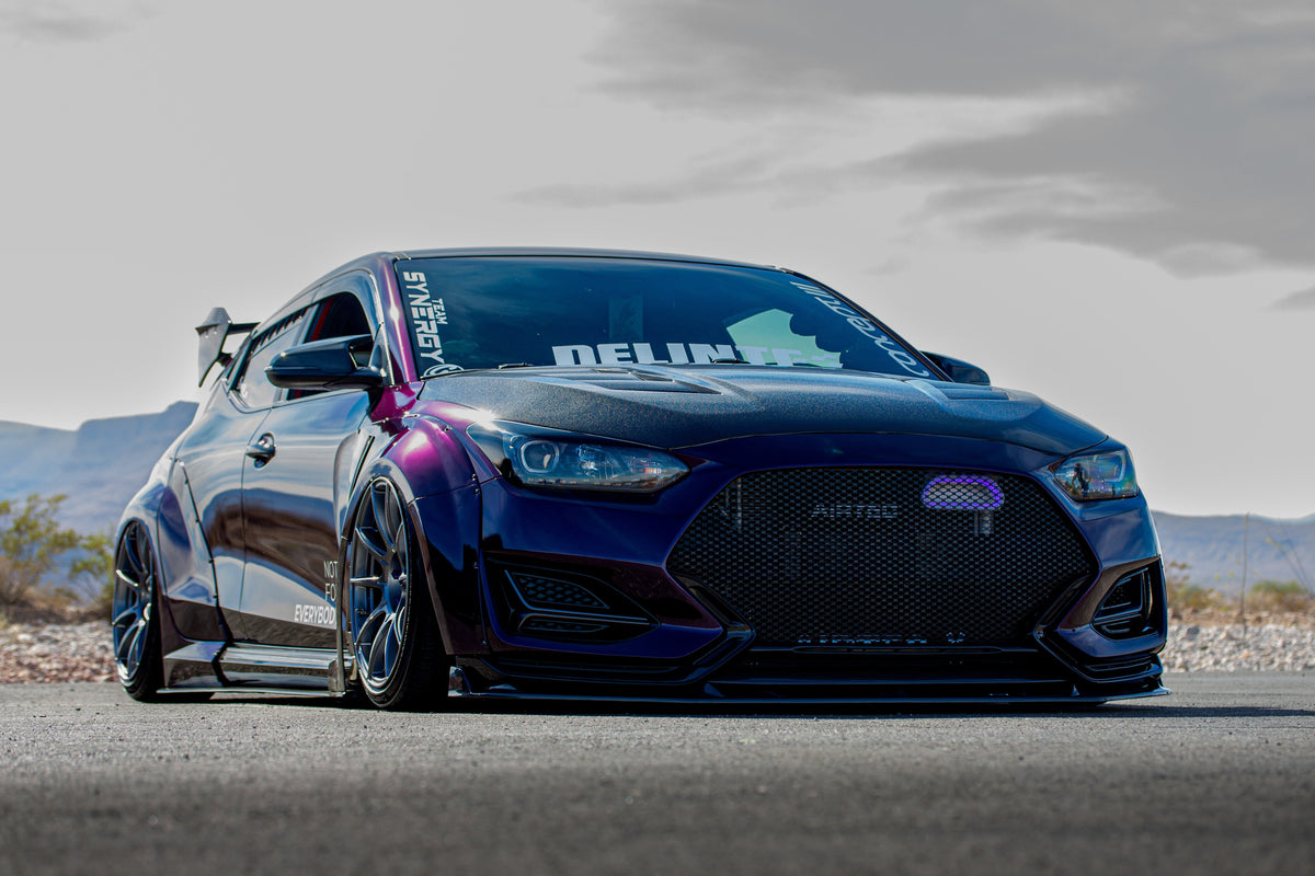 Velossa Tech - 2019-2022 Hyundai Veloster N (DCT and Manual) Generation 4 Interchangeable BIG MOUTH &quot;LIT KIT&quot; | LIT Flare and Controller Only