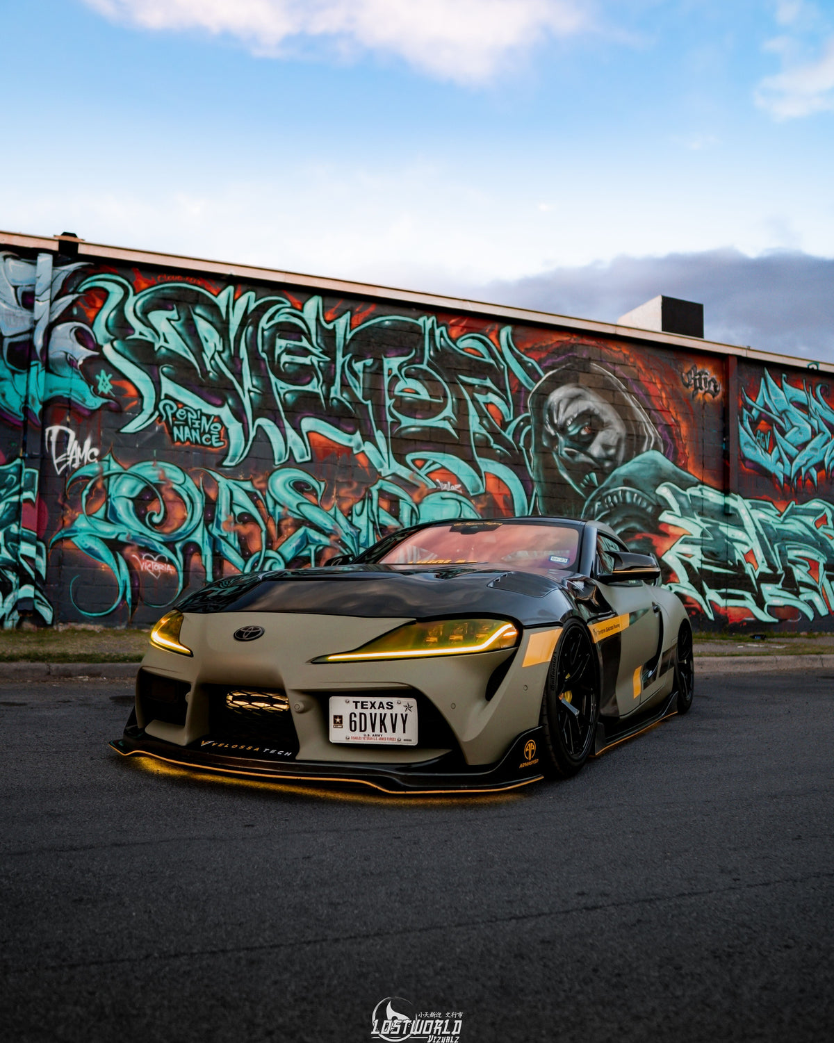 Velossa Tech - 2020+ Toyota GR Supra MK5 BIG MOUTH &quot;LIT KIT&quot; Ram Air Intake Snorkel