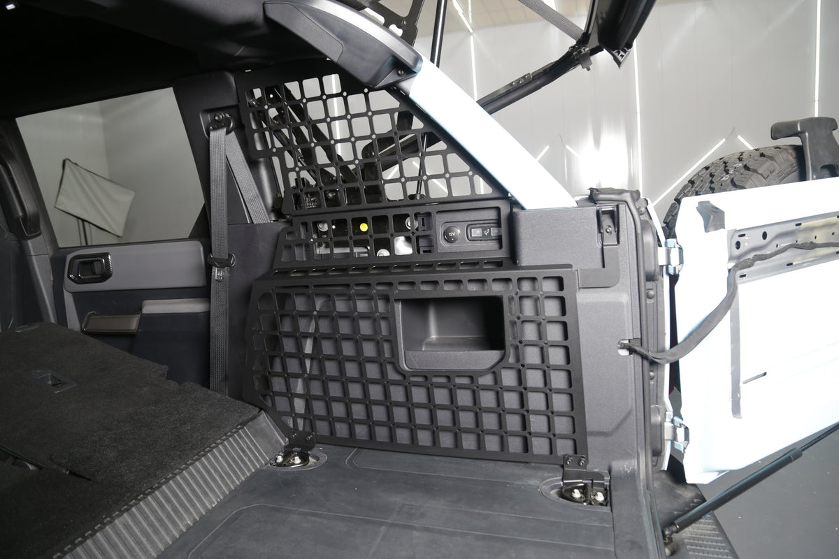 Raptor Racing Gold Series - 21+ Ford Bronco Trunk Side Molle Panel for 4-door Soft Top