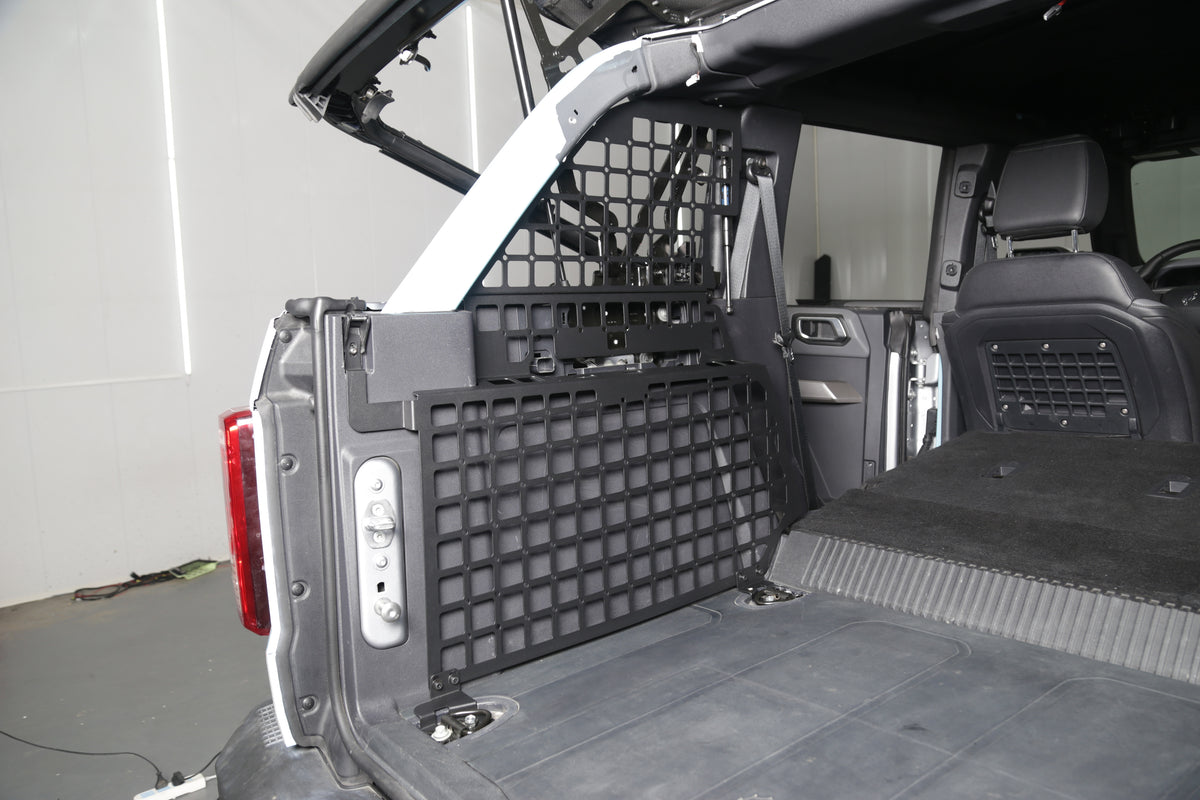 Raptor Racing Gold Series - 21+ Ford Bronco Trunk Side Molle Panel for 4-door Soft Top