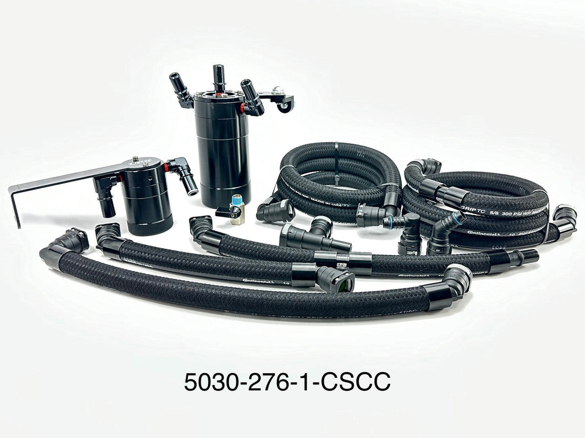 UPR - Plug n Play™ Dual Valve Oil Catch Can Kit (fits 21-24 F150 2.7L Ecoboost) UPR - 5030-276-1-CSCC for 2021-2024 Ford F 15