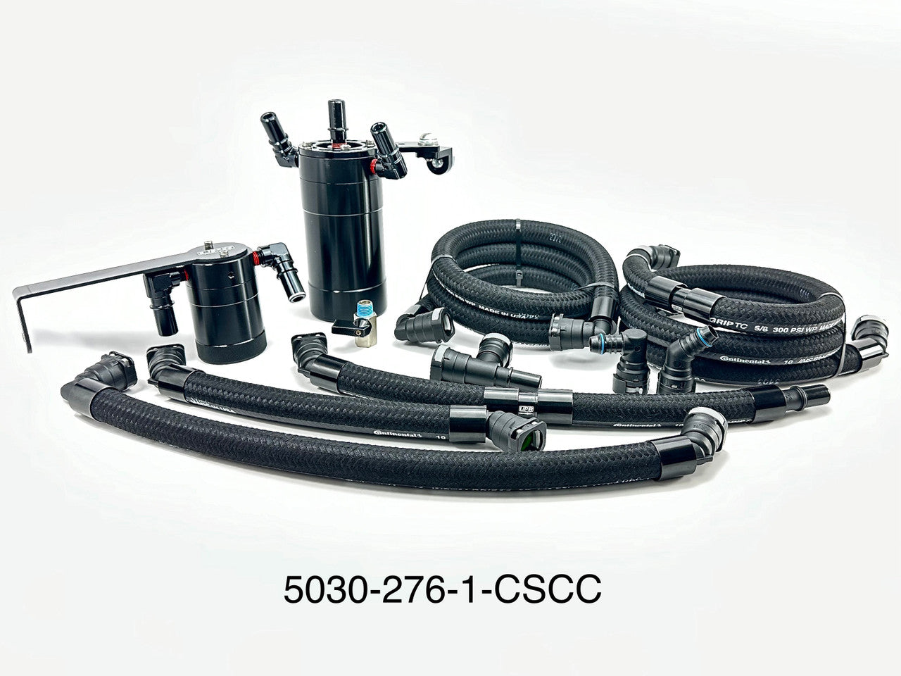 UPR - Plug n Play™ Dual Valve Oil Catch Can Kit (fits 21-24 F150 2.7L Ecoboost) UPR - 5030-276-1-CSCC for 2021-2024 Ford F 15