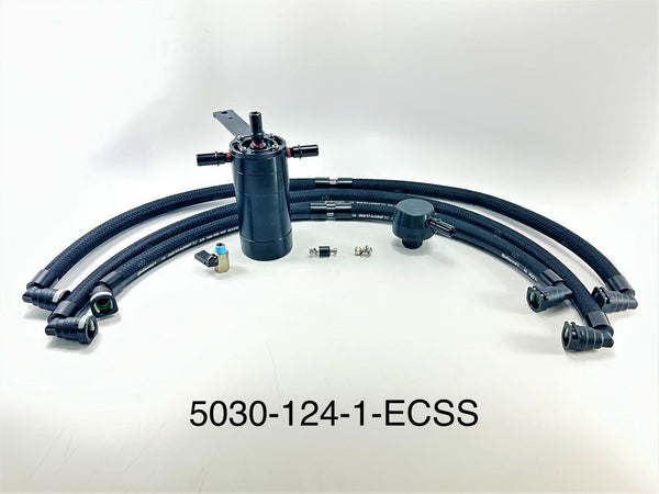 UPR - Plug N Play™ Dual Valve Oil Catch Can (fits 15-21 Ford Expedition with Ecoboost 3.5) UPR - 5030-124-1-ECSS for 2015-202