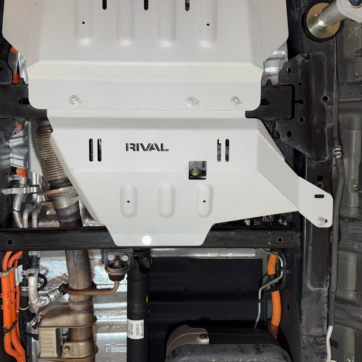 RIVAL 2015+ Ford F150 Powerboost Aluminum Transfer Case Skid Plate - 2333.1858.3.6