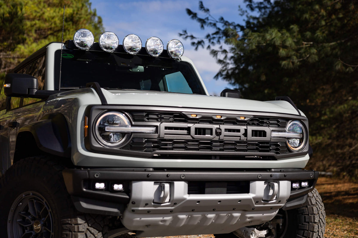 RTR Vehicles - RTR Light Bar w/ PROJECT X FF.70 Lights (21+ Bronco - ALL/22+ Bronco Raptor)