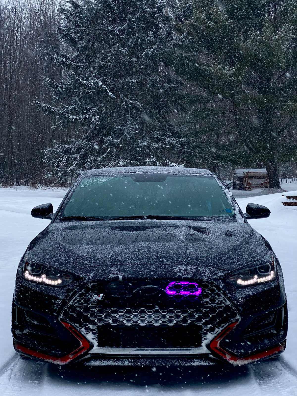 Velossa Tech - 2019-2022 Hyundai Veloster N (non-DCT) BIG MOUTH &quot;LIT KIT&quot; Ram Air Intake Snorkel