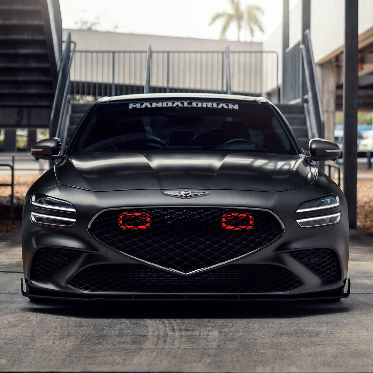2022+ Genesis G70 3.3T Dual BIG MOUTH LIT KIT | LIT Flares and Controller Only
