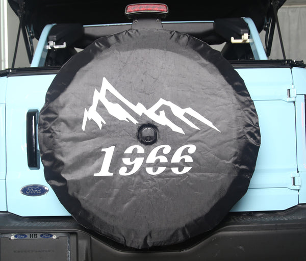 Raptor Racing Gold Series - 21+ Ford Bronco Spare Tire Cover for 2021-2026 Ford Bronco - front view