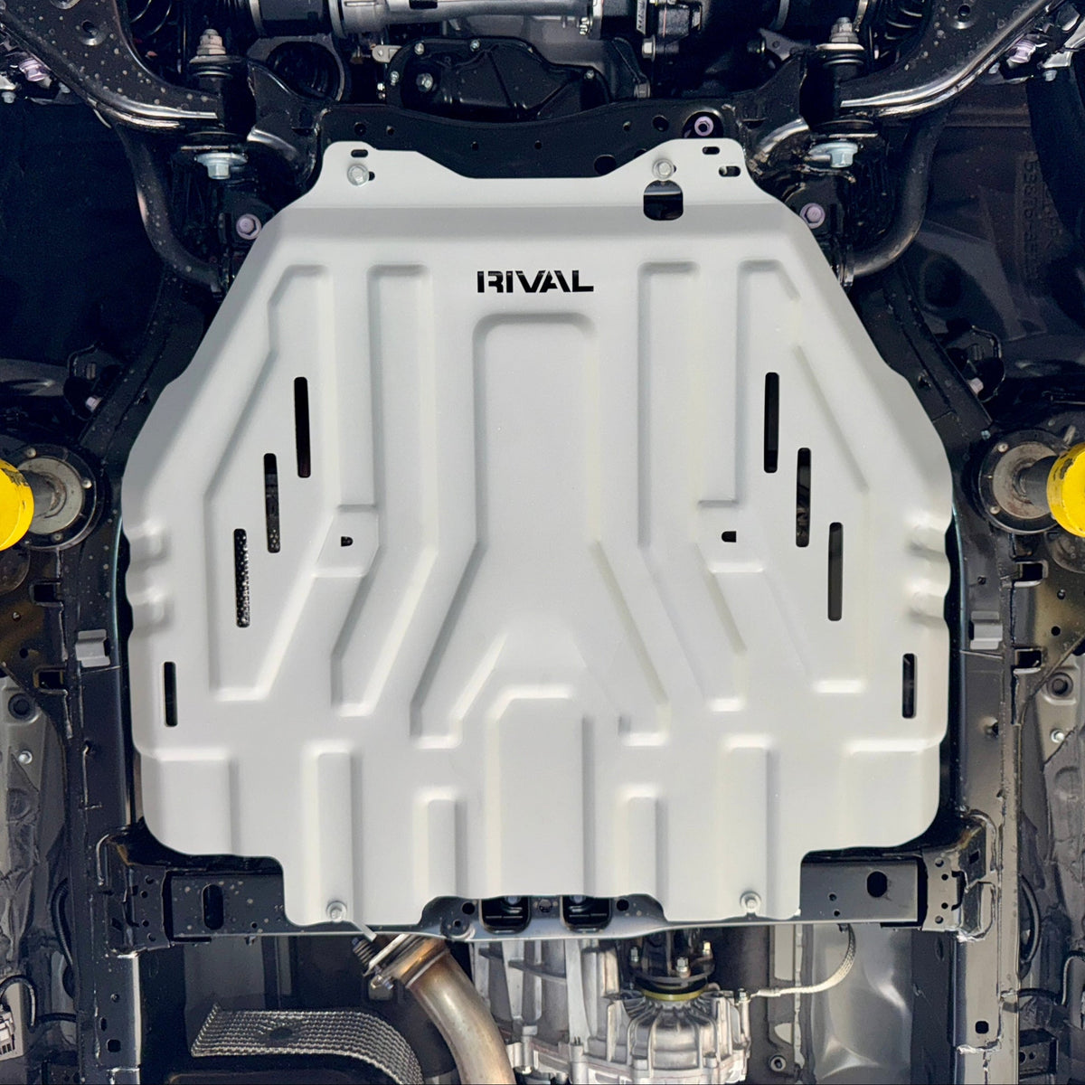 Rival 24-26 Toyota Tacoma i-Force Max Hybrid Aluminum Transmission Catalytic Converter Skid Plate - 2333.9569.3.6