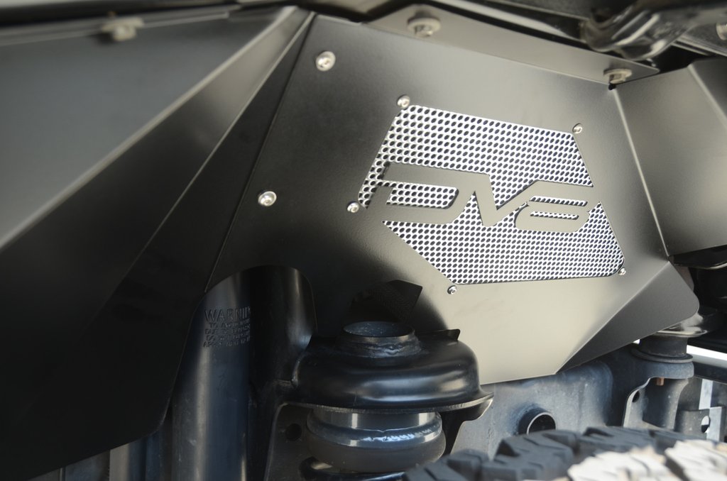 DV8 Offroad - Inner Fender; Front; Black Finish - INFEND-01FB