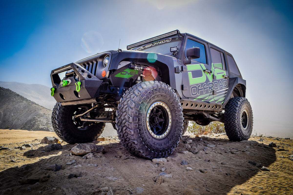 DV8 Offroad - Inner Fender; Front; Black Finish - INFEND-01FB