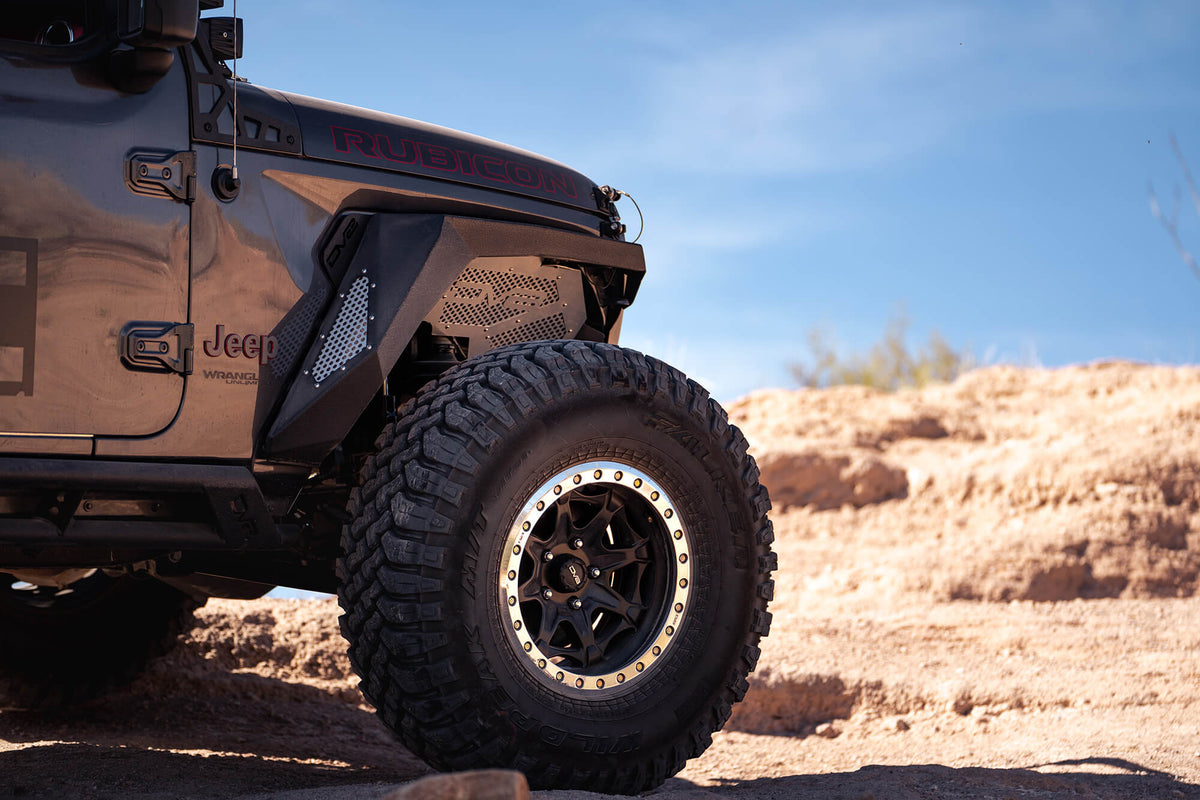 DV8 Offroad - Inner Fender; Black; Front - INFEND-03FB