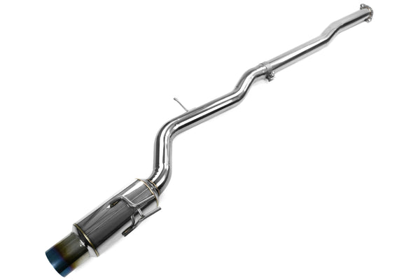 Invidia 09+ EVO 10 RACING Titanium Tip Cat-back Exhaust - HS09MEXGRT for 2008-2015 Mitsubishi Lancer - front view