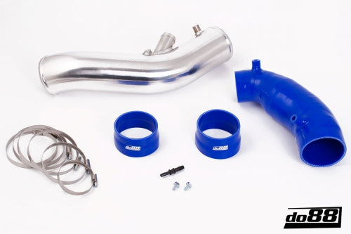 do88 - SAAB 9-3 2.8T V6 06-11 Inlet pipe with Blue hoses - IR-100B