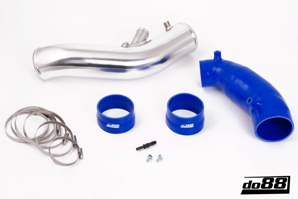 do88 - SAAB 9-3 2.8T V6 06-11 Inlet pipe with Blue hoses - IR-100R
