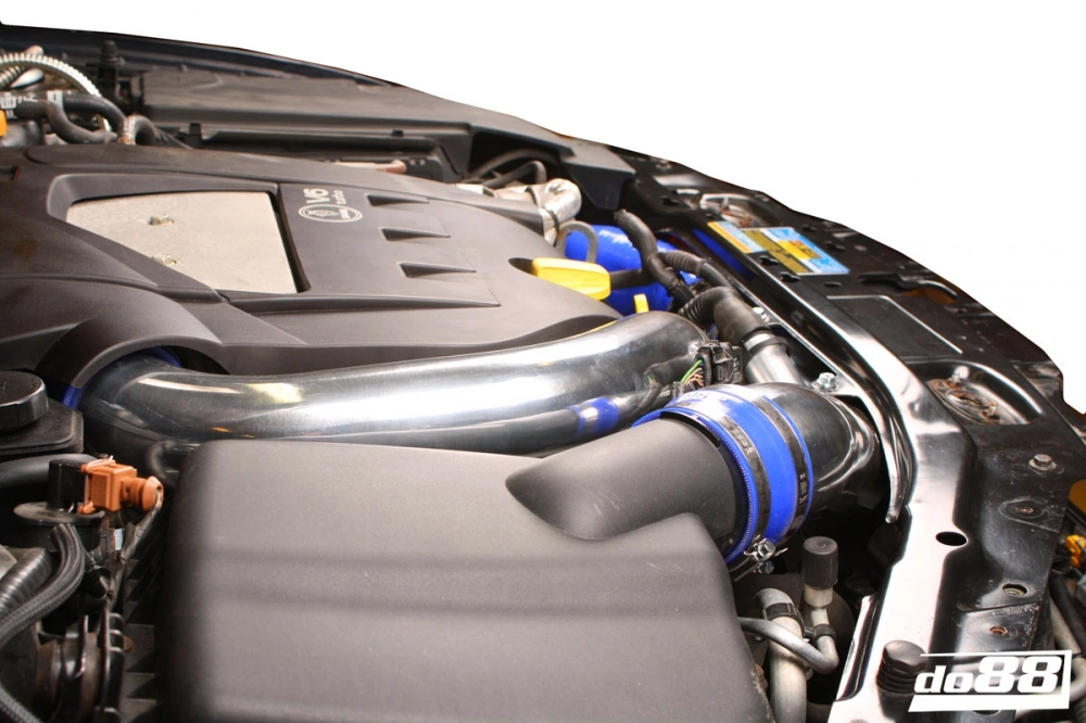 do88 - SAAB 9-3 2.8T V6 06-11 Inlet pipe with Blue hoses - IR-100R