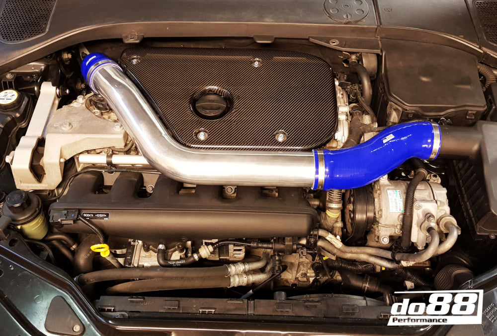 do88 - Volvo S60 V60 V70 T6 Inlet pipe, Black hoses, Plastic cover - IR-120-PE-S