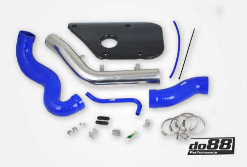 do88 - Volvo S60 V60 V70 T6 Inlet pipe, Black hoses, Carbon fiber cover - IR-120-MK-S