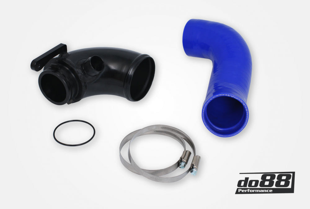do88 - VAG 1.8/2.0 TSI (MQB) Turbo inletpipe, Black hose, OEM Turbo, OEM Airbox - IR-130S-48-OEM