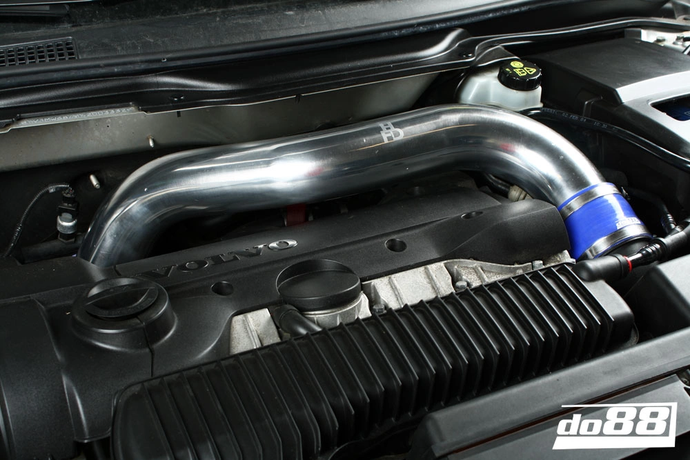 do88 - Volvo C30/C70/S40/V50 Turbo 04-13 (13-) Inlet pipe, Blue hoses - IR-V50-R