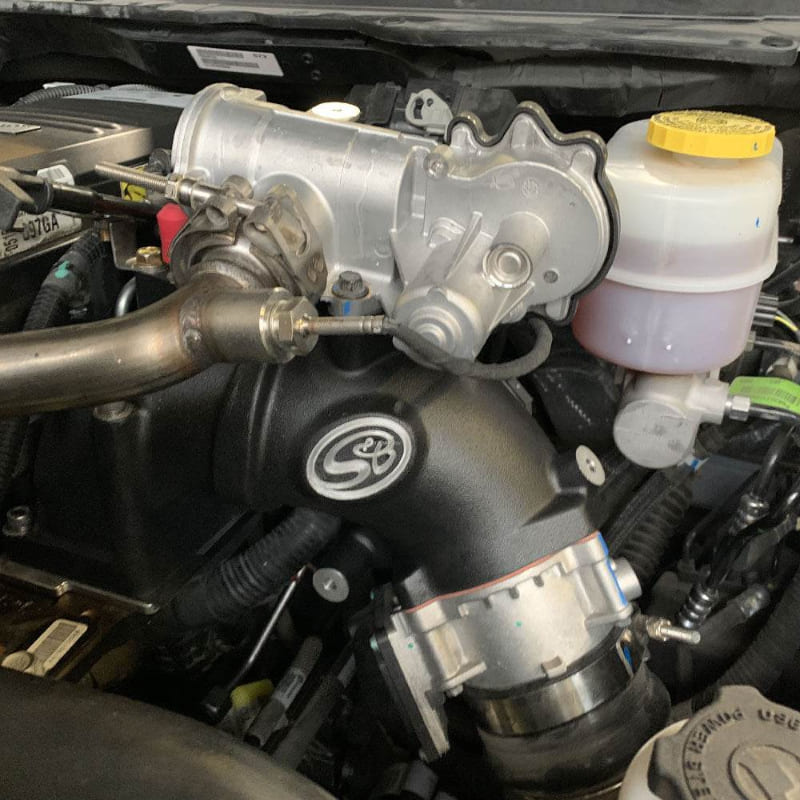 S&B Intake Elbow For 2007.5-2018 Dodge Ram 2500, 3500 6.7L Cummins - 76-1014