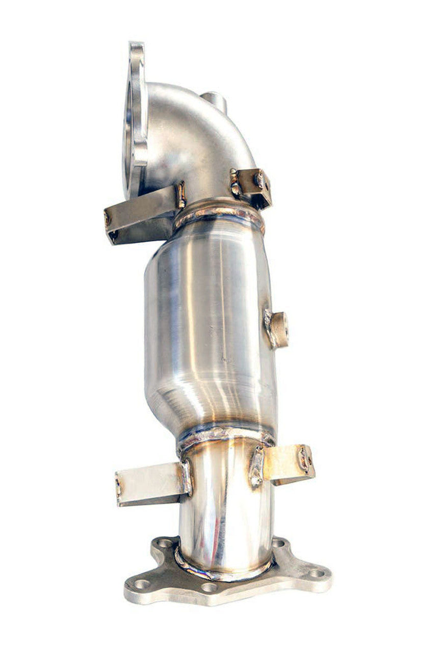 Invidia 17+ Honda Civic Type-R FK8 76mm Downpipe w/ High Flow Cat - HS17CTRDPC