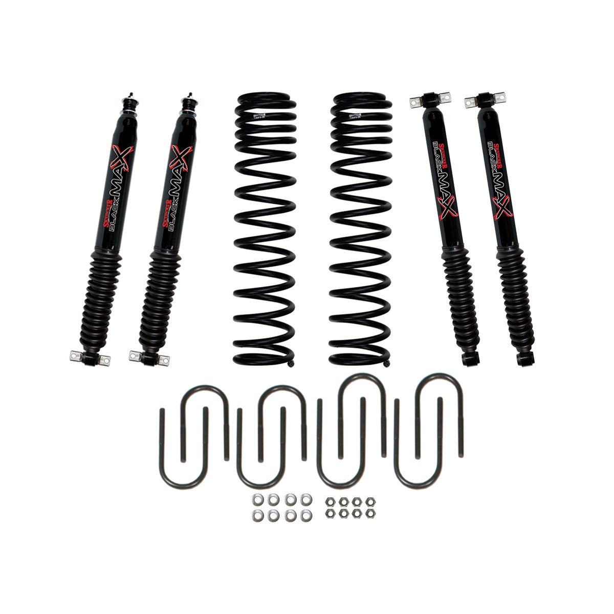 Skyjacker 84-01 Jeep Cherokee (XJ) 3 in Dual Rate Long Travel Suspension Lift Kit w/ Black Max Shock - JC3158SBLT